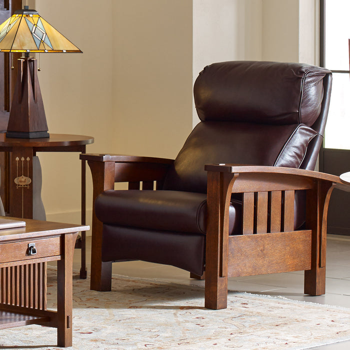 Bustle Back Bow Arm Morris Recliner - Stickley Furniture | Mattress