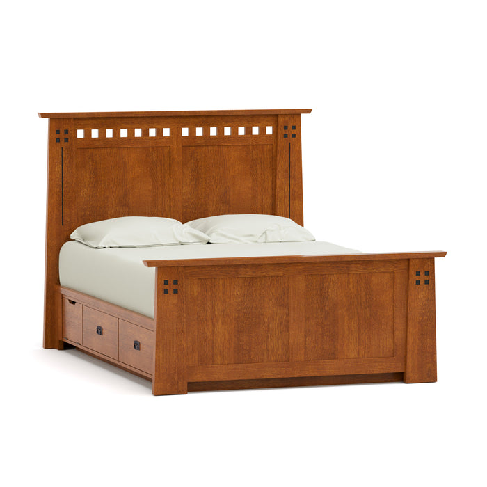Highlands Platform Storage Bed - Stickley Furniture | Mattress