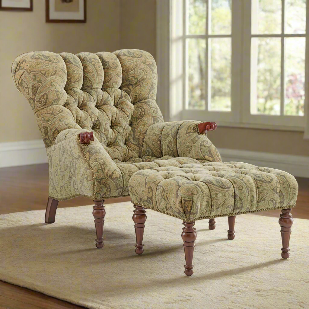 Leopold's Chair & Ottoman Set - Stickley Furniture | Mattress
