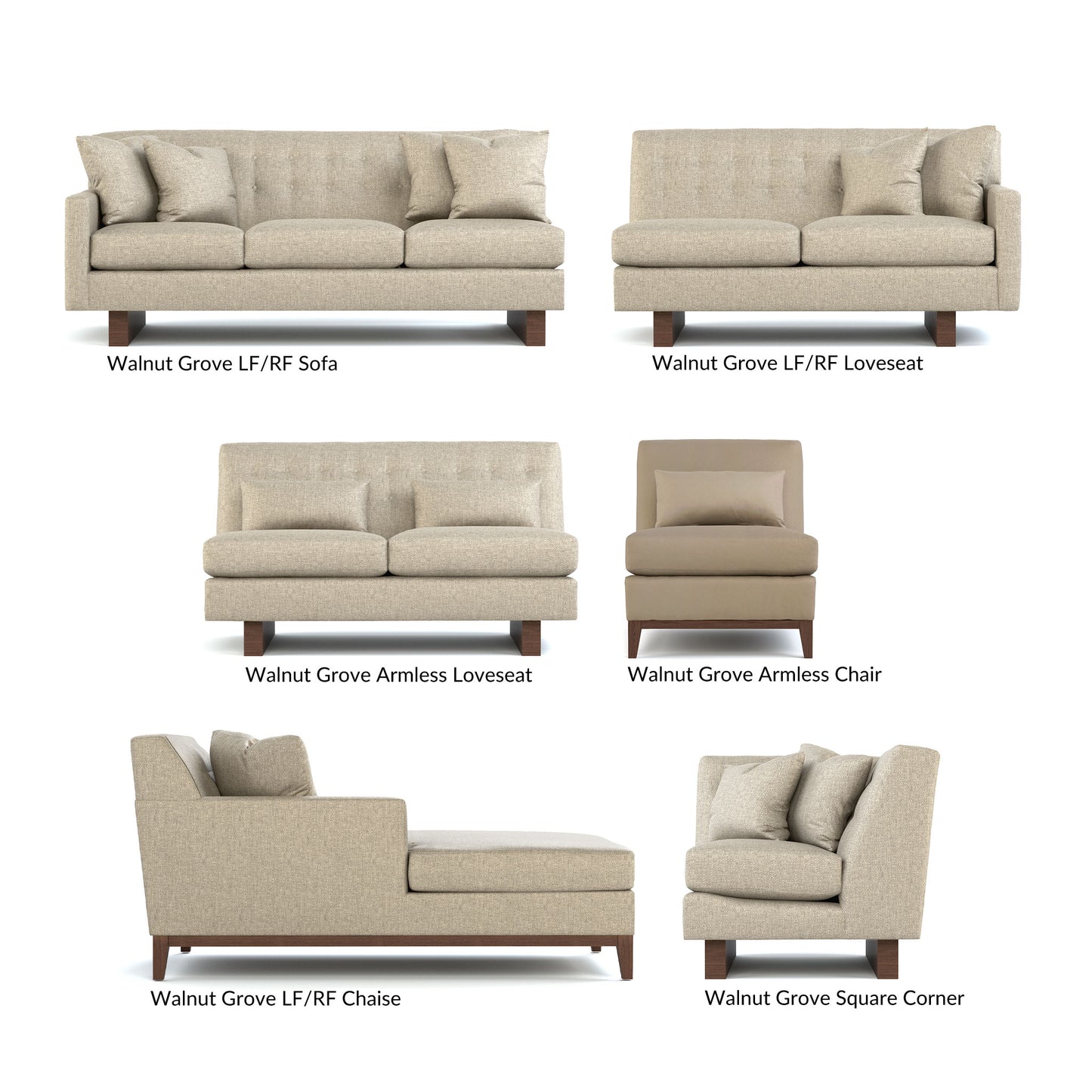 Walnut Grove Design-Your-Own U-Shaped Sectional - Stickley Furniture | Mattress