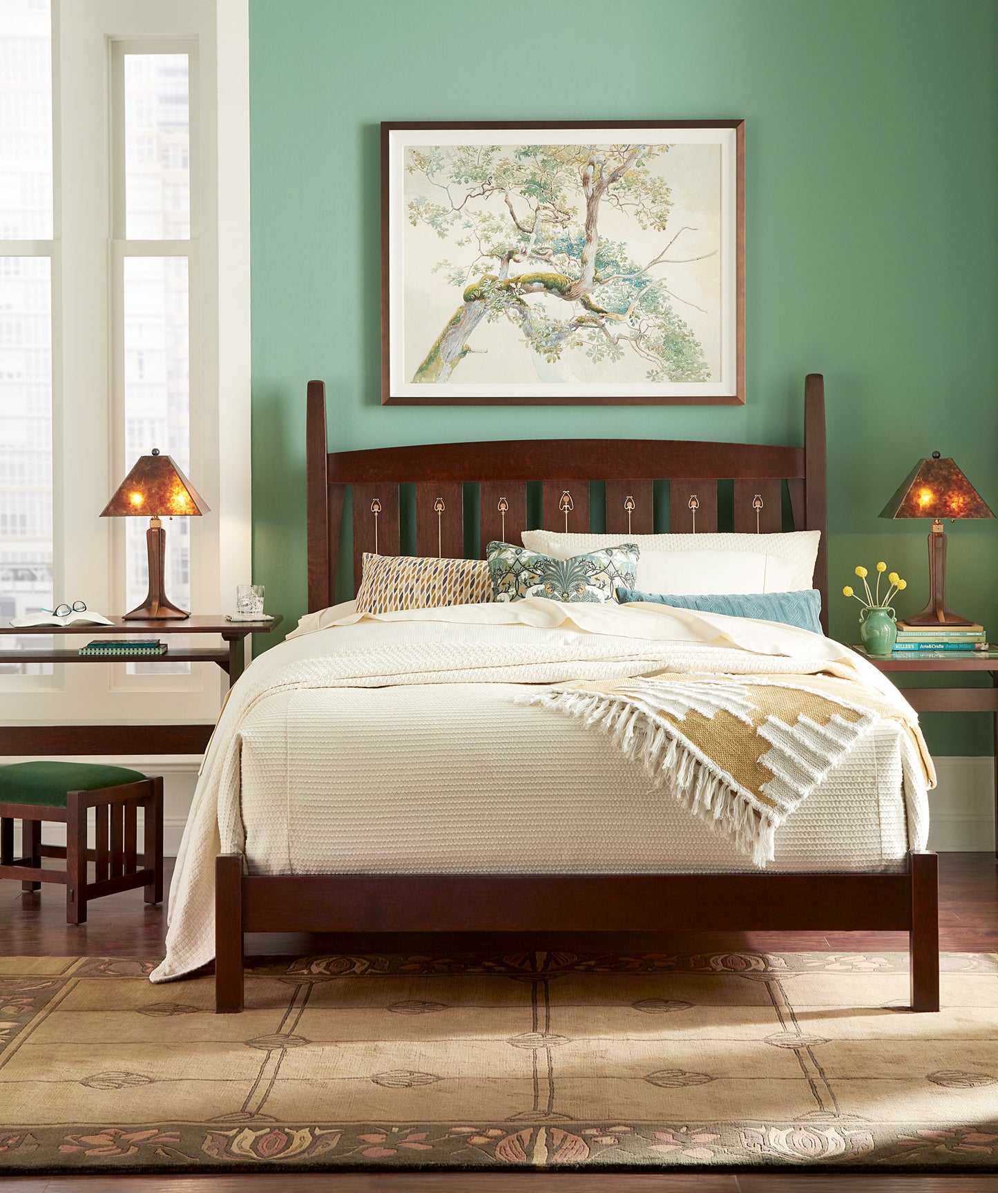 Harvey Ellis Bed - Stickley Furniture | Mattress