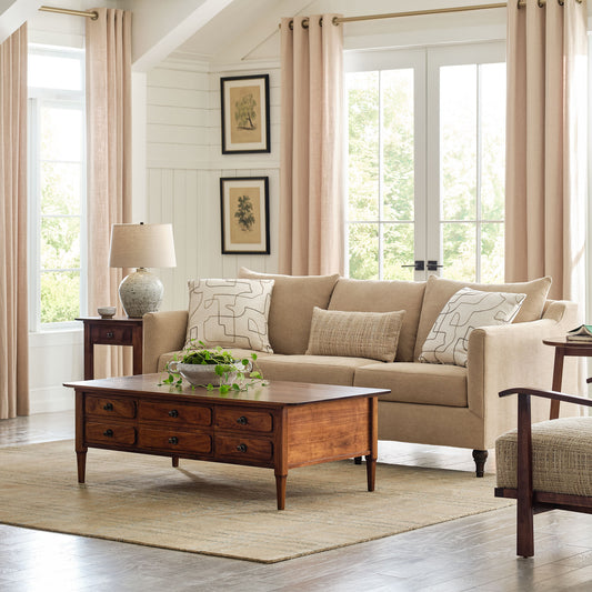 Whipstitch Plaid Rug - Stickley Furniture | Mattress