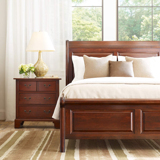 Wayside Inn Three-Drawer Nightstand - Stickley Furniture | Mattress