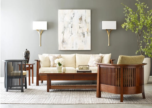 Creating Harmony: Pairing Wood Frame Sofas with Other Wooden Furniture