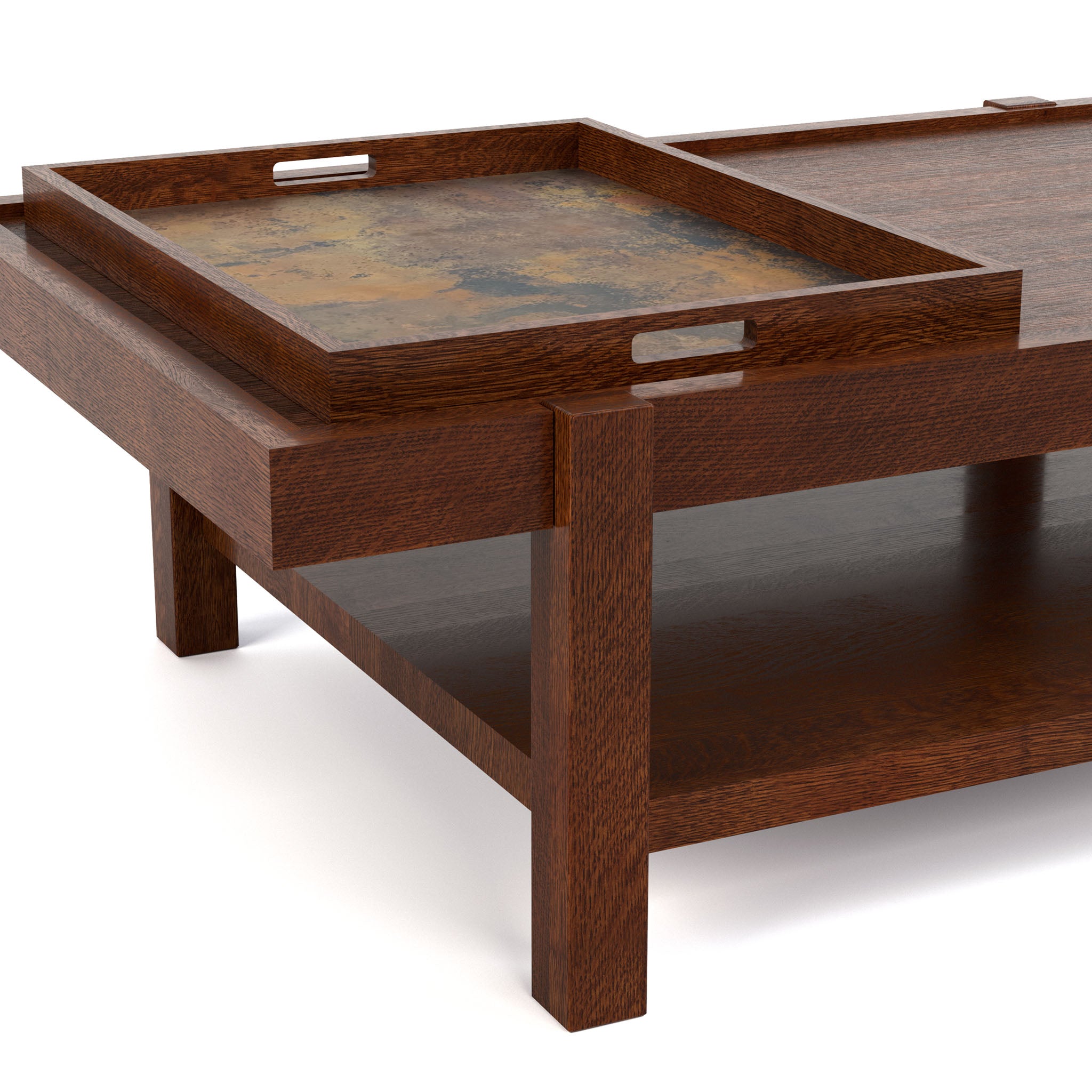 Durant Copper Tray Cocktail Table – Stickley
