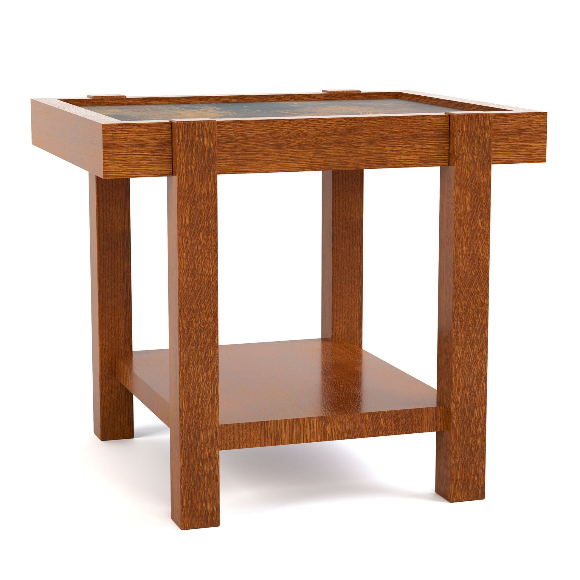 Durant Inset Copper Side Table - Stickley Furniture | Mattress
