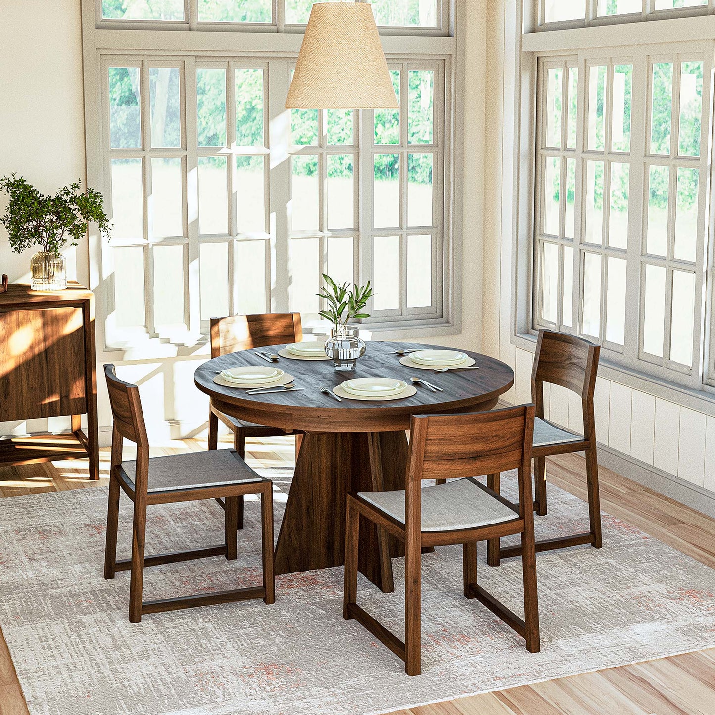 Saranac 46-inch Round Dining Table