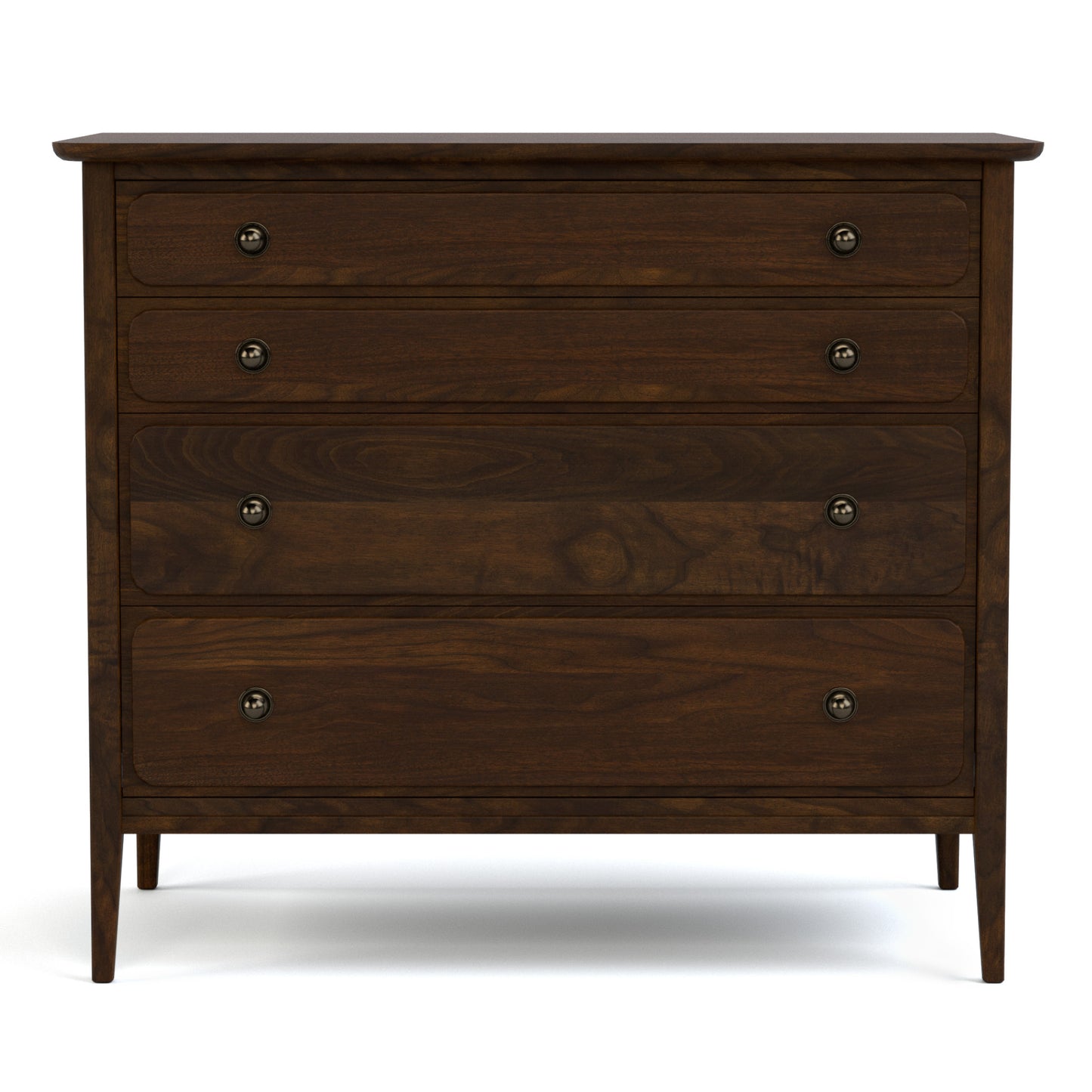 3 drawer dresser brown Hudson Valley Three-Drawer Dresser
