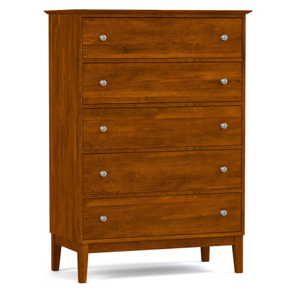 Gable Road Tall Chest - 810 Swan / 03 Nickel Knob Gable Road Tall Chest - 810 Swan / 03 Nickel Knob