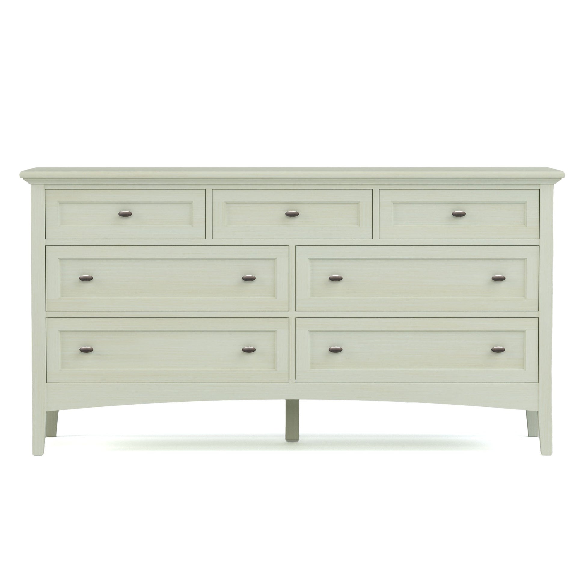 Revere Seven-Drawer Dresser - 800 Clay / 08 Bronze Oval Knob Revere Seven-Drawer Dresser - 800 Clay / 08 Bronze Oval Knob