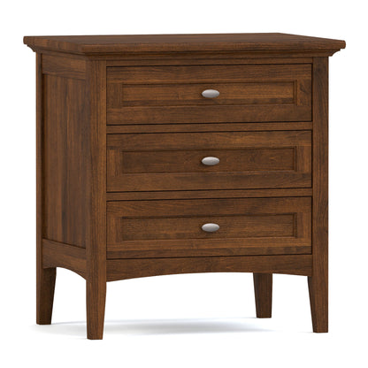 Revere Three-Drawer Nightstand - Stickley Furniture | Mattress