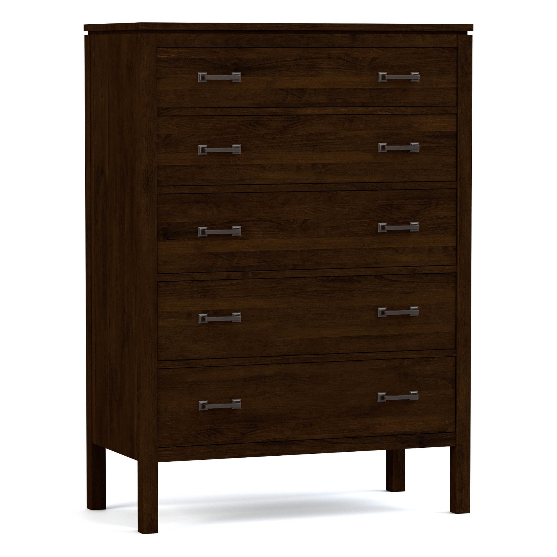 Dwyer Tall Chest - 802 Bay / 05 Nickel Square Pull Dwyer Tall Chest - 802 Bay / 05 Nickel Square Pull
