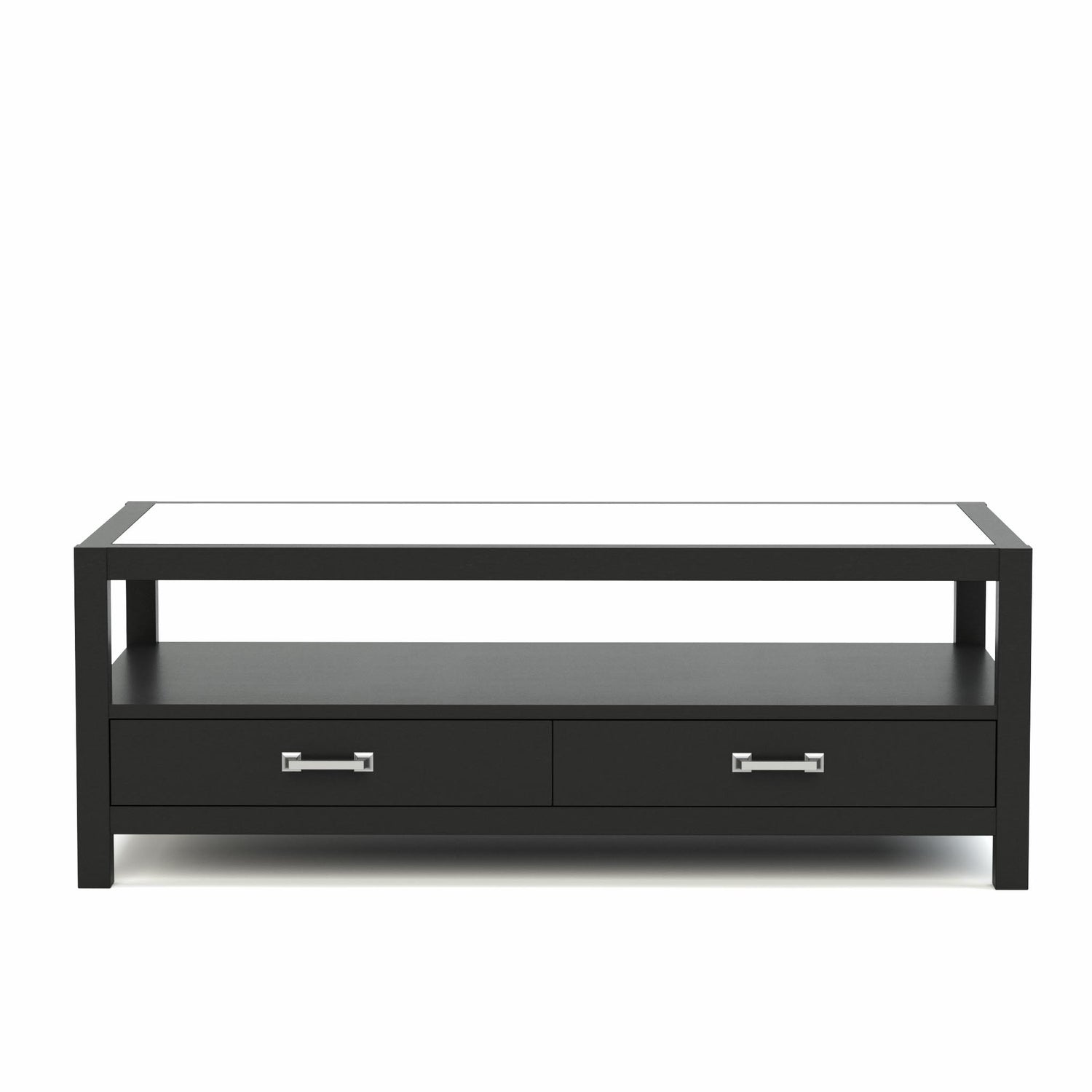 Dwyer Rectangular Cocktail Table, Glass Top - Stickley Furniture | Mattress