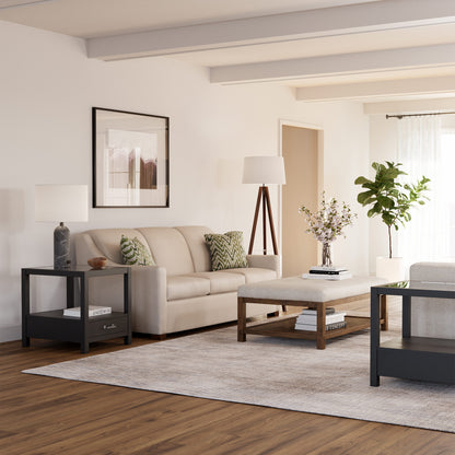 Dwyer One-Drawer End Table, Glass Top - Stickley Furniture | Mattress