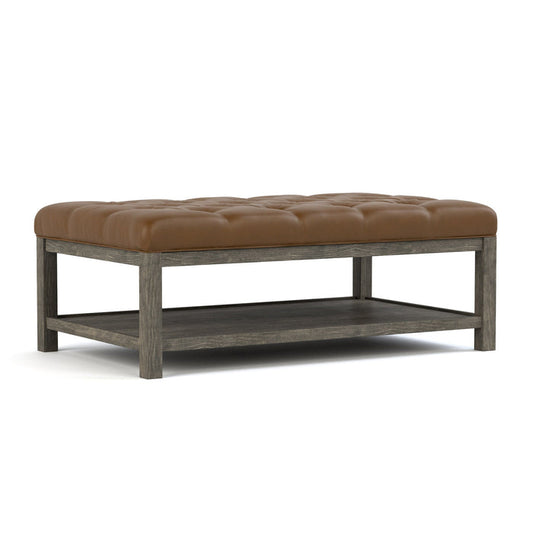 Origins Tufted Diamond Cocktail Ottoman - Stickley Furniture | Mattress