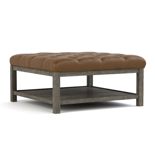 Origins Tufted Diamond Cocktail Ottoman - Stickley Furniture | Mattress