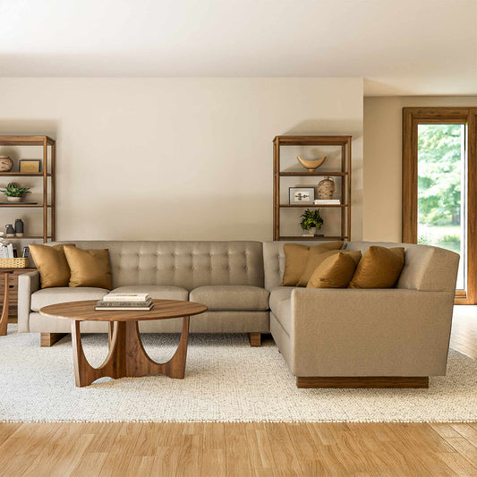 Walnut Grove Design-Your-Own L-Shaped Sectional - Stickley Furniture | Mattress