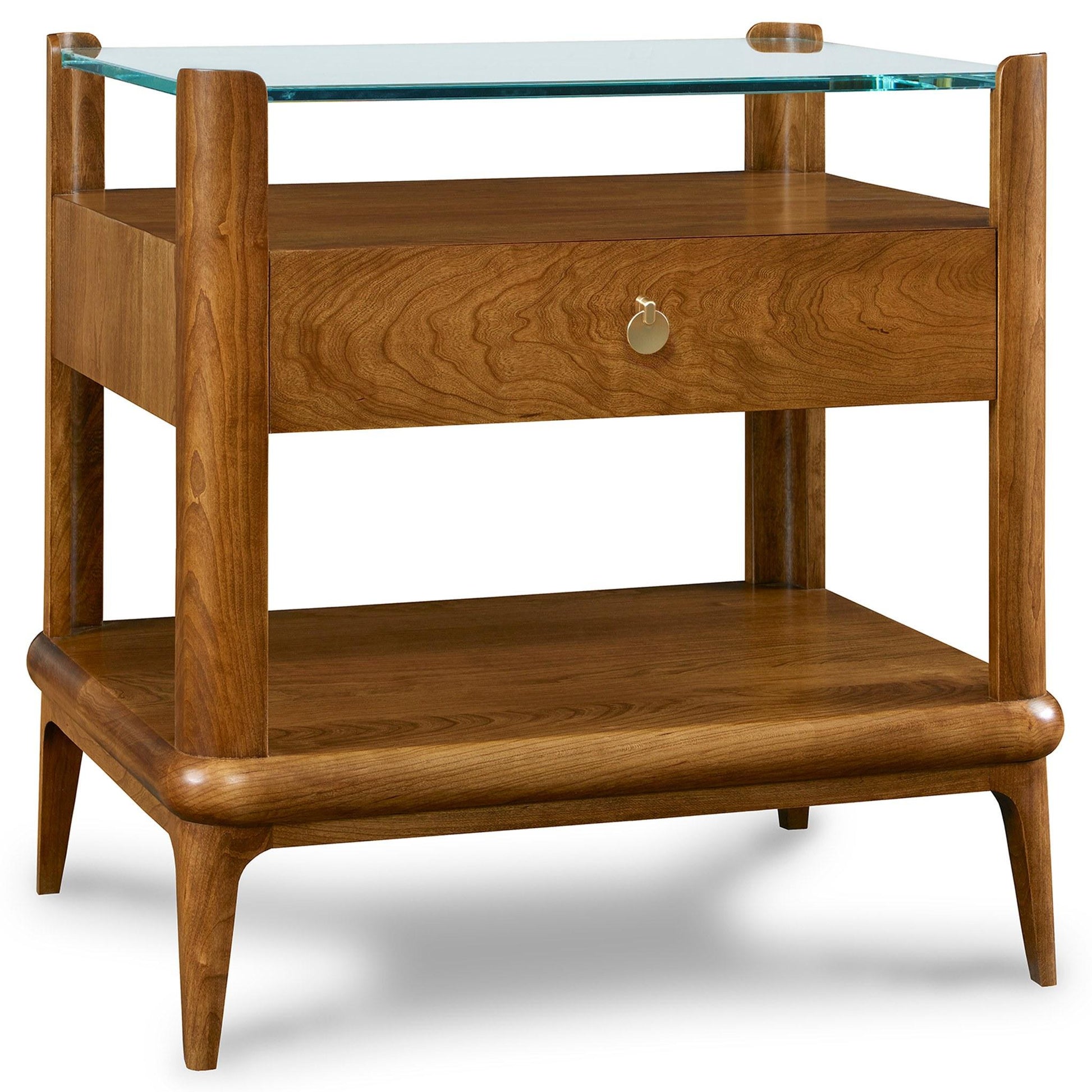 Martine Glass-Top End Table - Stickley Furniture | Mattress