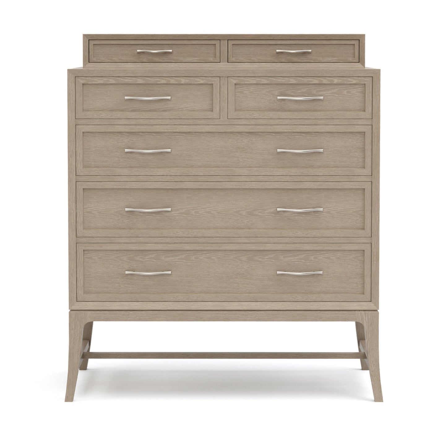 Maidstone Tall Chest with Gallery in 201 Sandbank finish