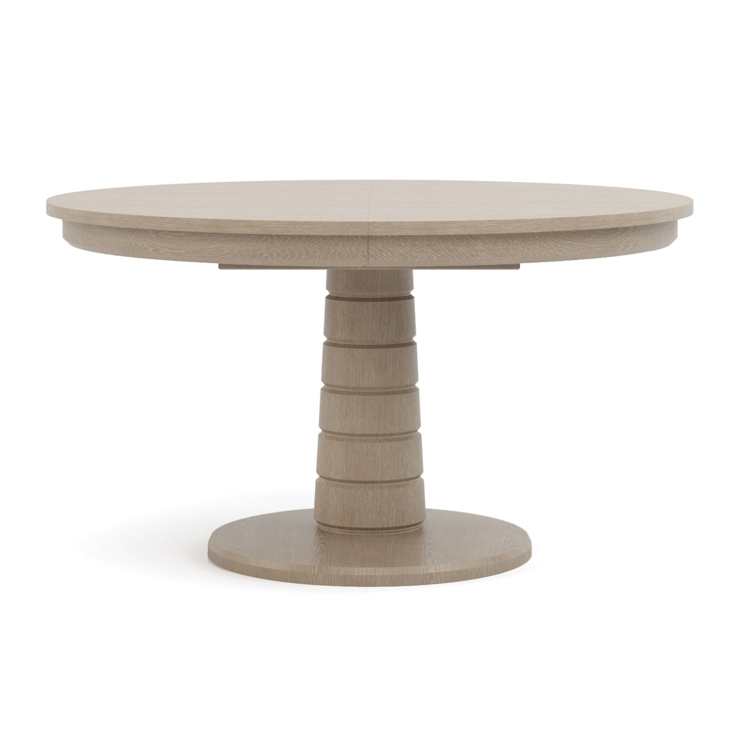 Maidstone Round Pedestal Table in 201 Sandbank finish