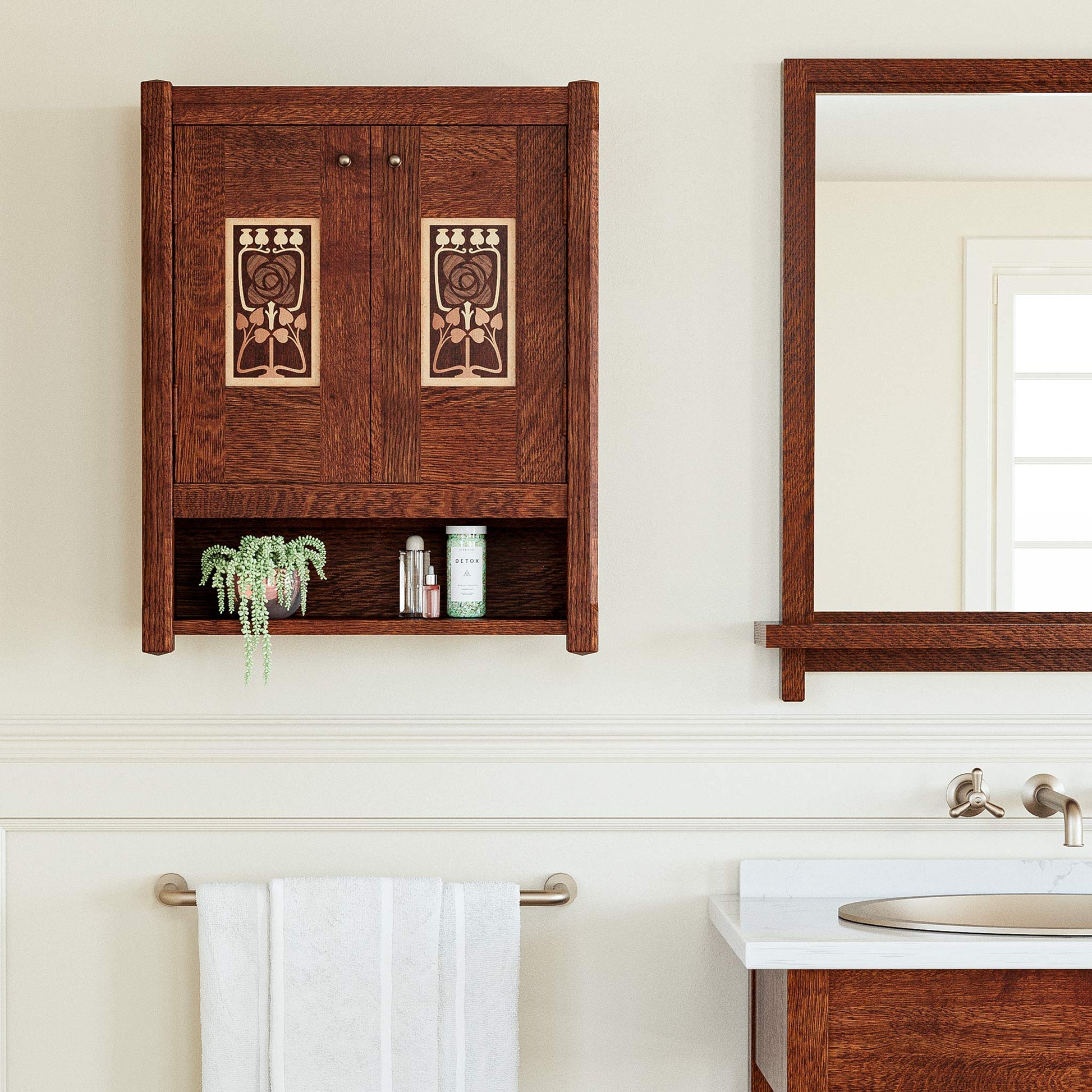 Mission Rose Wall Cabinet - Stickley Furniture | Mattress