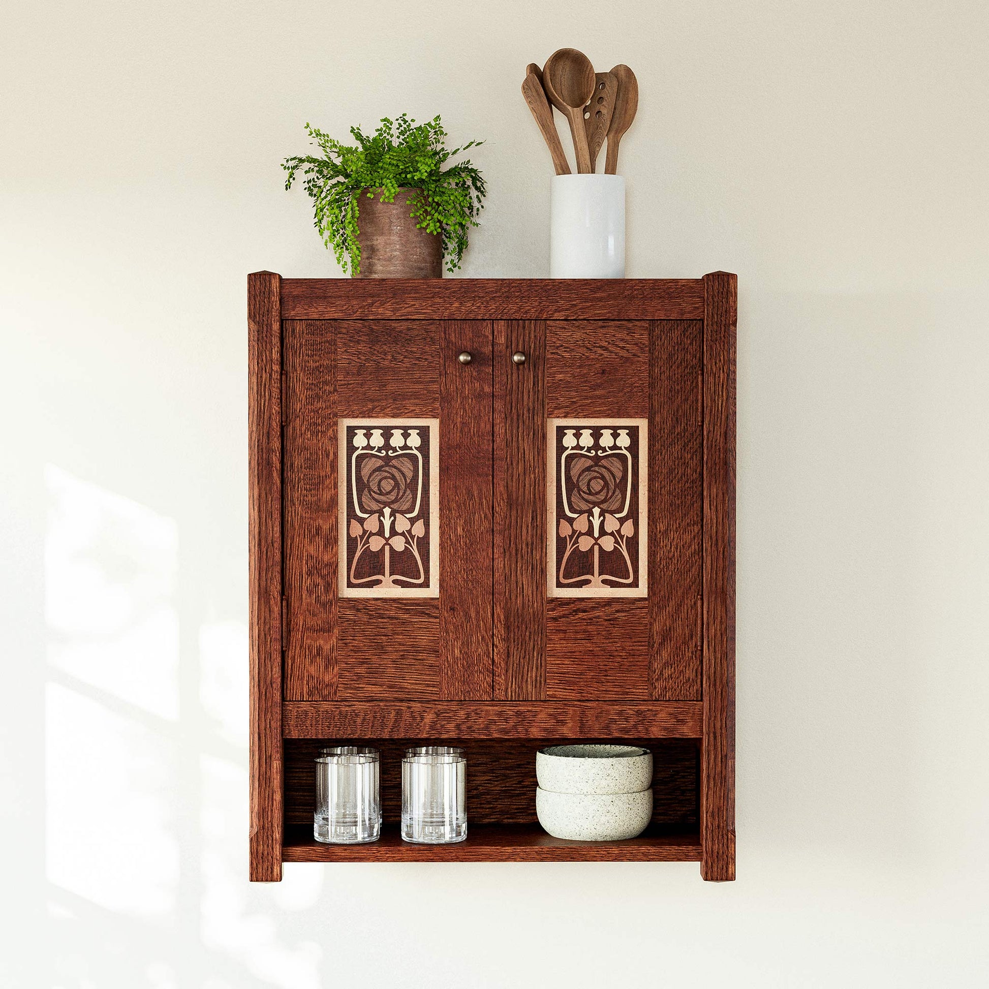 Mission Rose Wall Cabinet - Stickley Furniture | Mattress