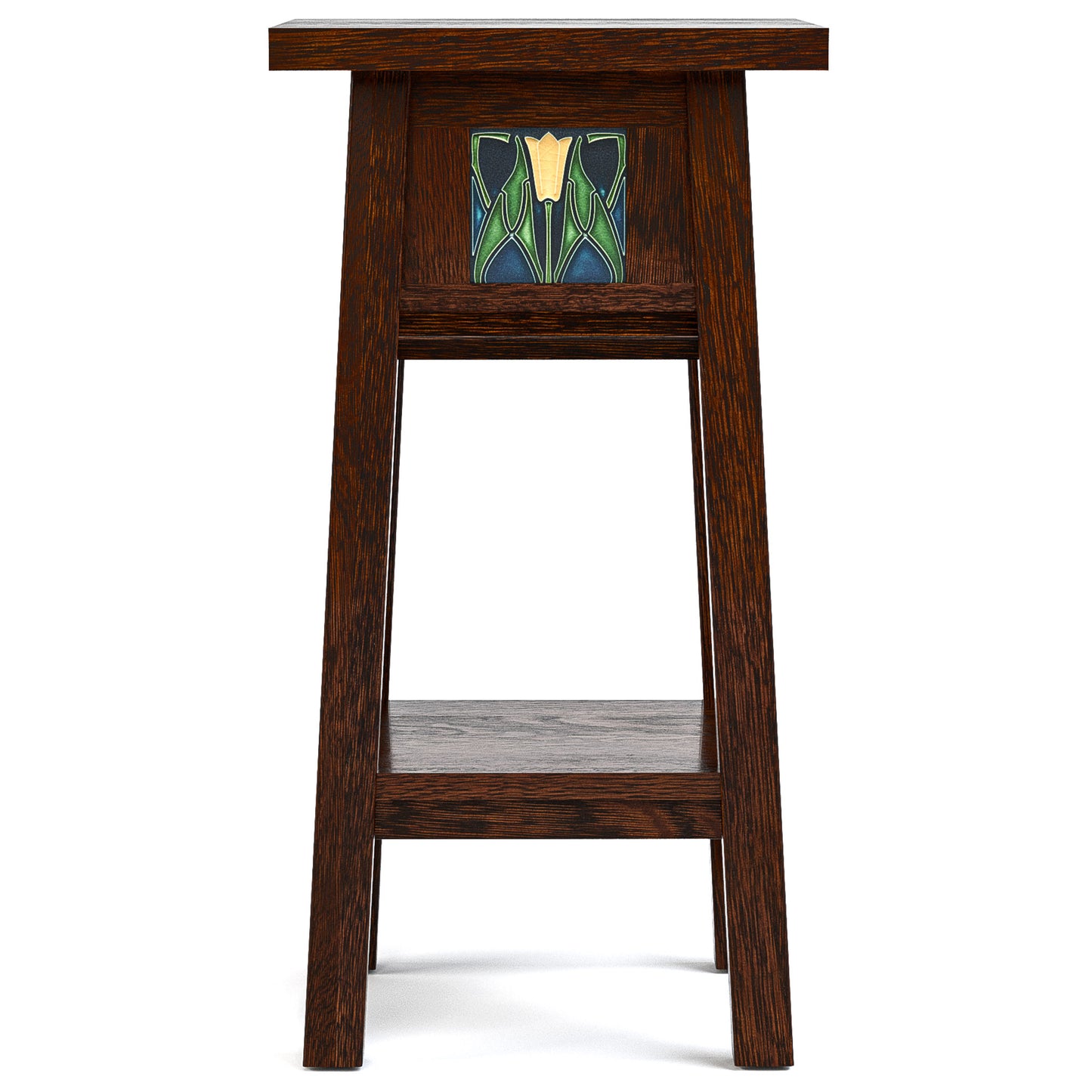 Floral Tile 24-inch Plant Stand - Stickley Furniture | Mattress
