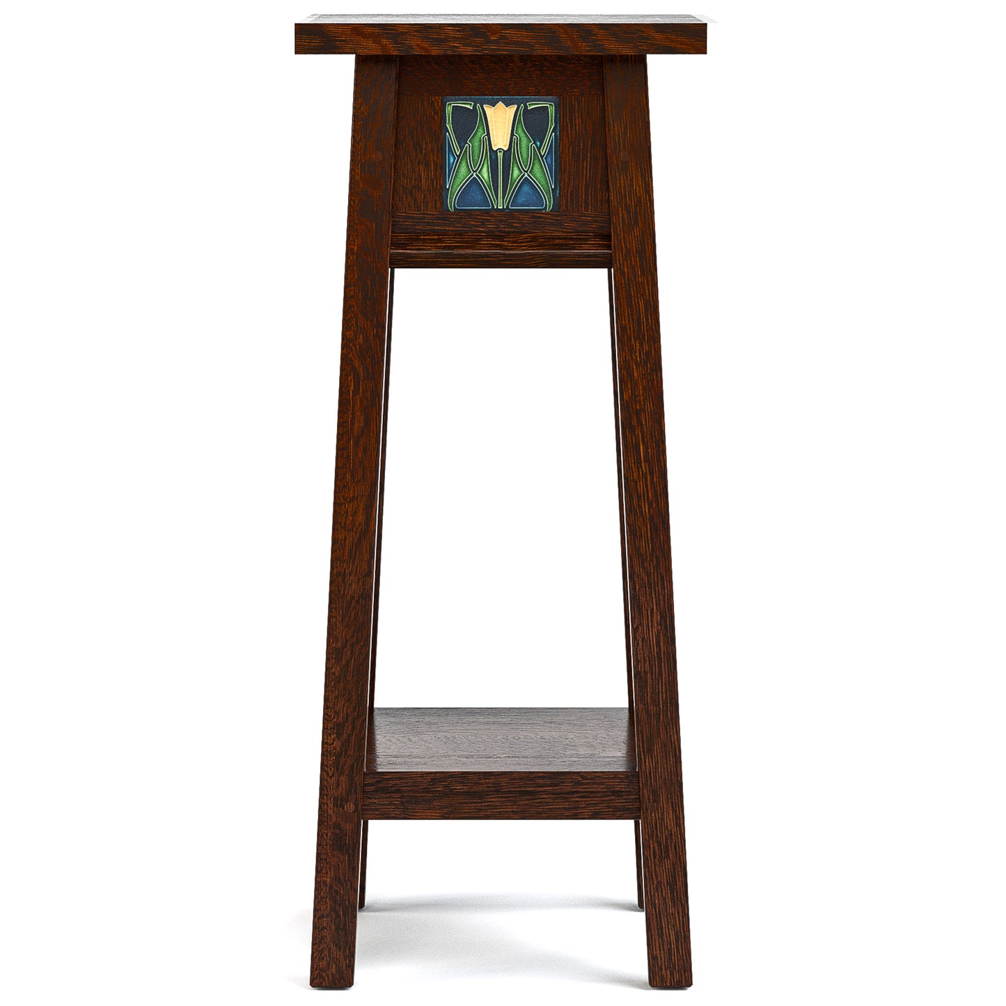 Floral Tile 30-inch Plant Stand - Stickley Furniture | Mattress