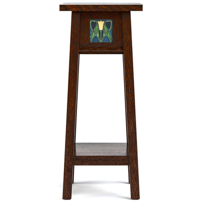 Floral Tile 30-inch Plant Stand - Stickley Furniture | Mattress
