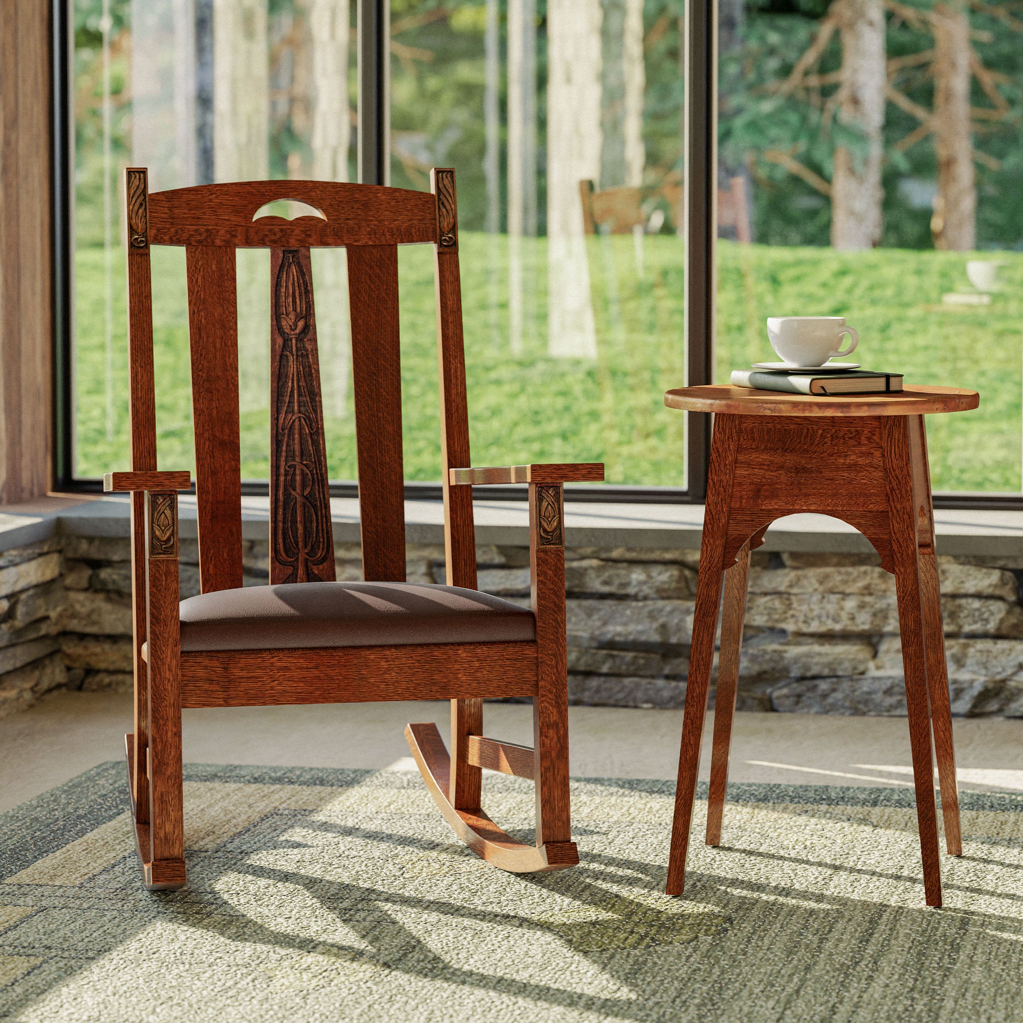 2026 Collector Edition LaSalle Rocker with Plaque – Stickley