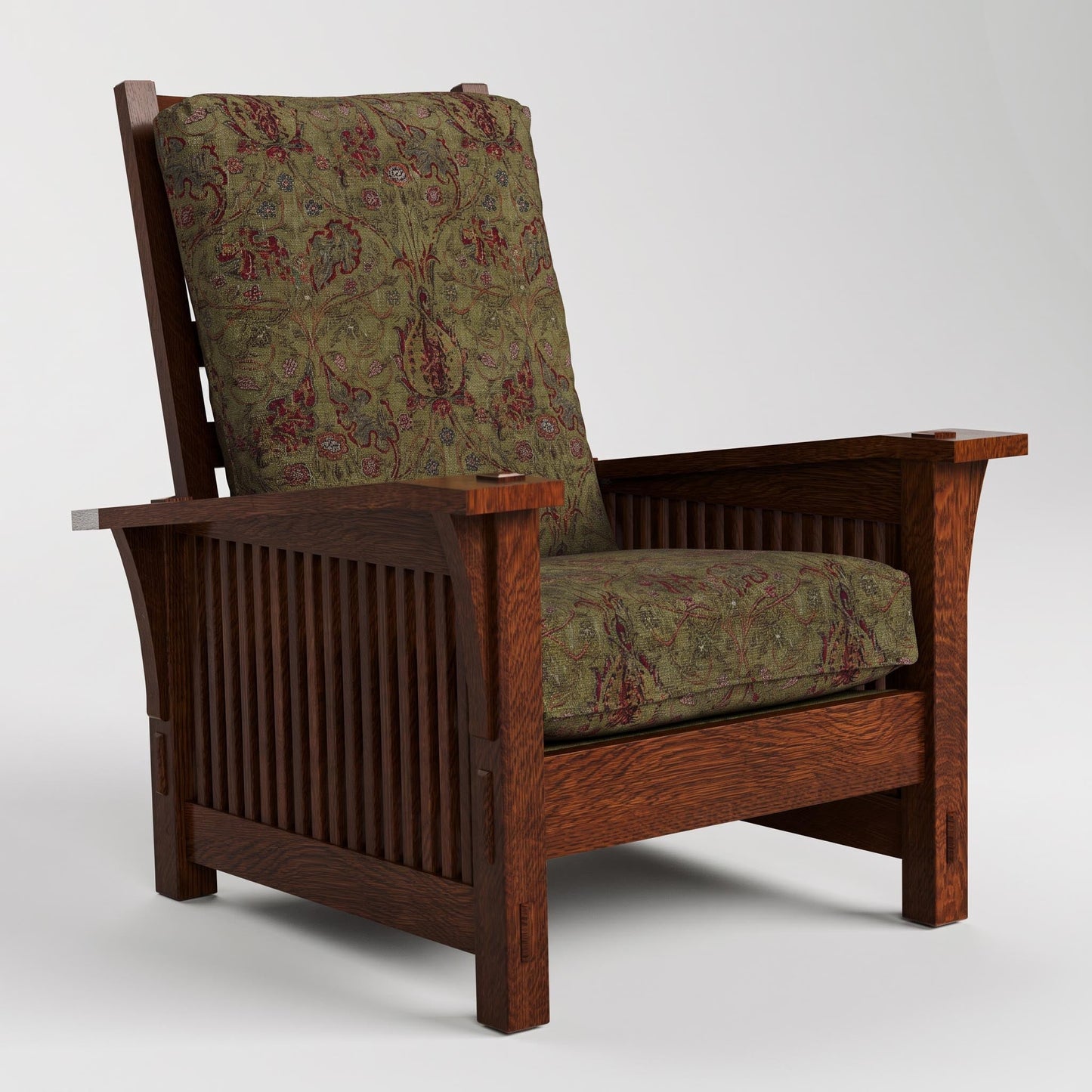 Spindle Morris Chair with Loose Cushion