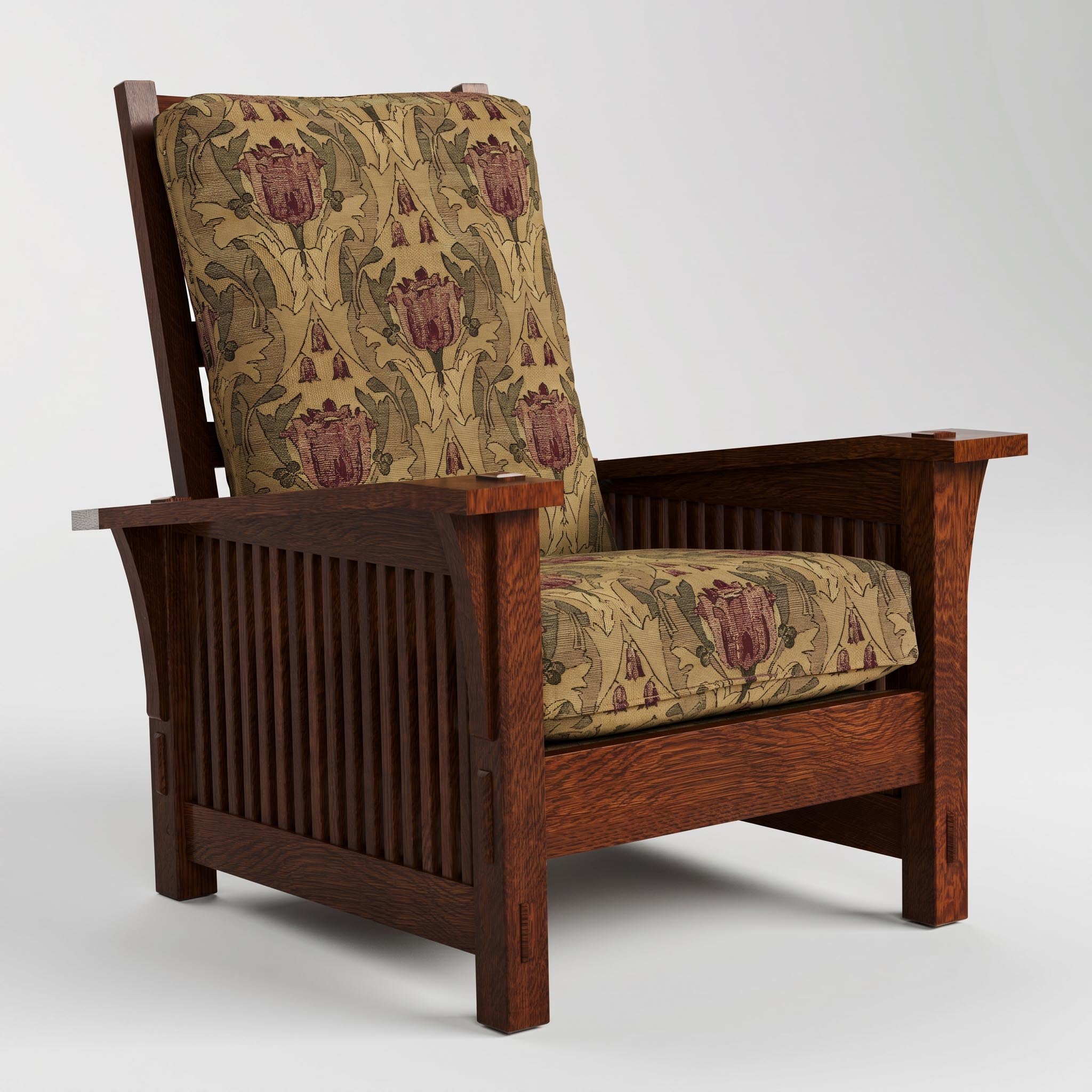 Spindle Morris Chair with Loose Cushion – Stickley