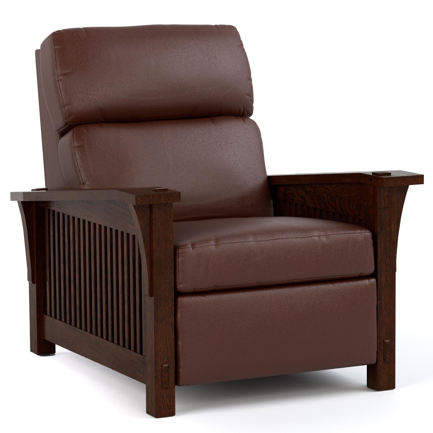 Spindle Morris Power Wall Recliner Colman Sienna Leather 031 - Centennial Finish