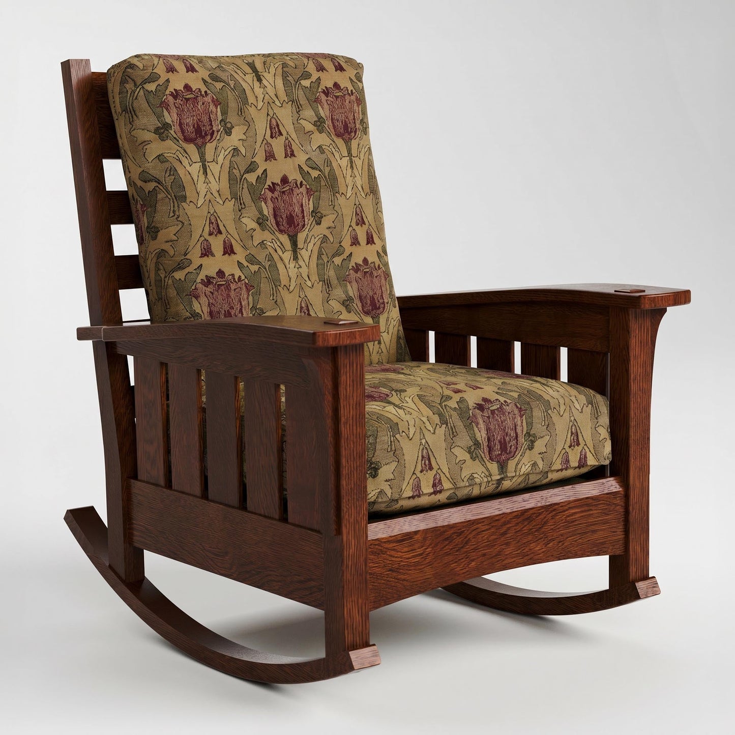 Bow Arm Rocker with Loose Cushion