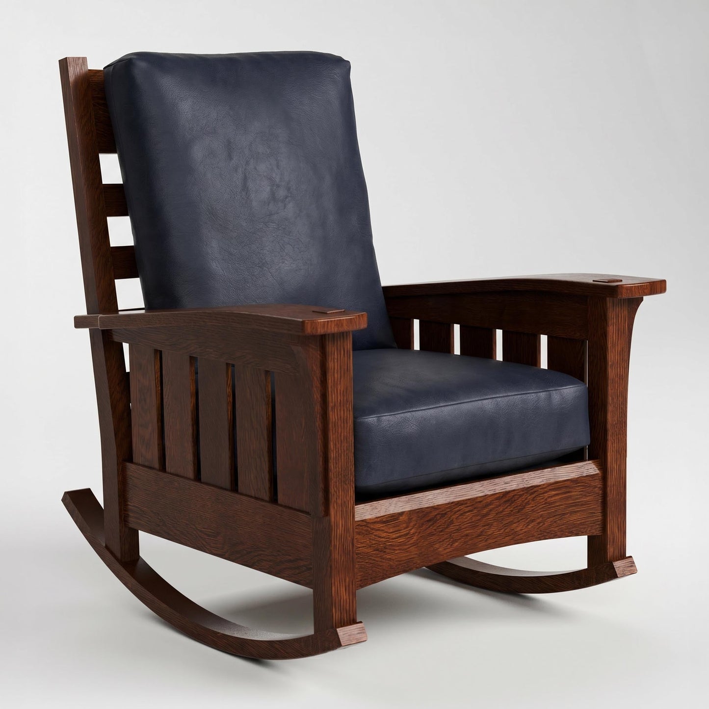 Bow Arm Rocker with Loose Cushion