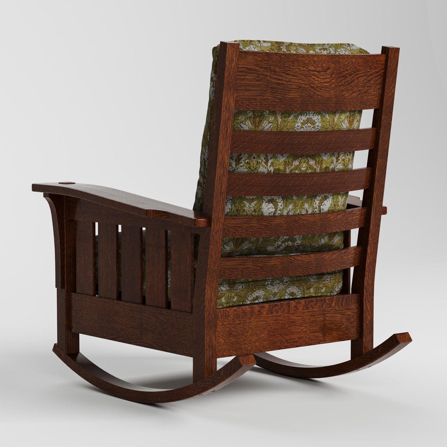Bow Arm Rocker with Loose Cushion
