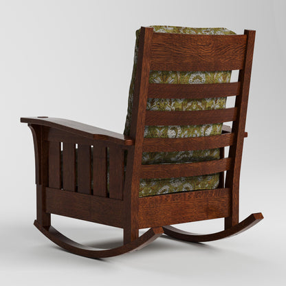 Bow Arm Rocker with Loose Cushion