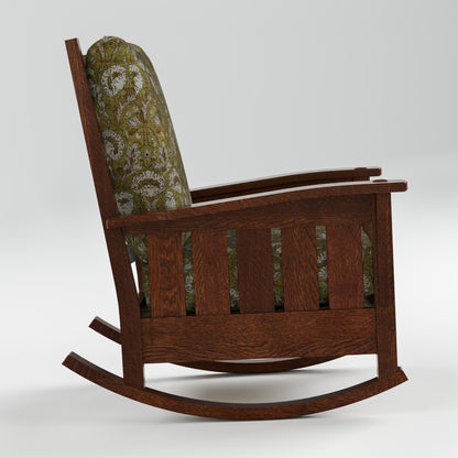 Bow Arm Rocker with Loose Cushion