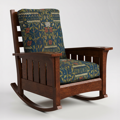 Bow Arm Rocker with Loose Cushion