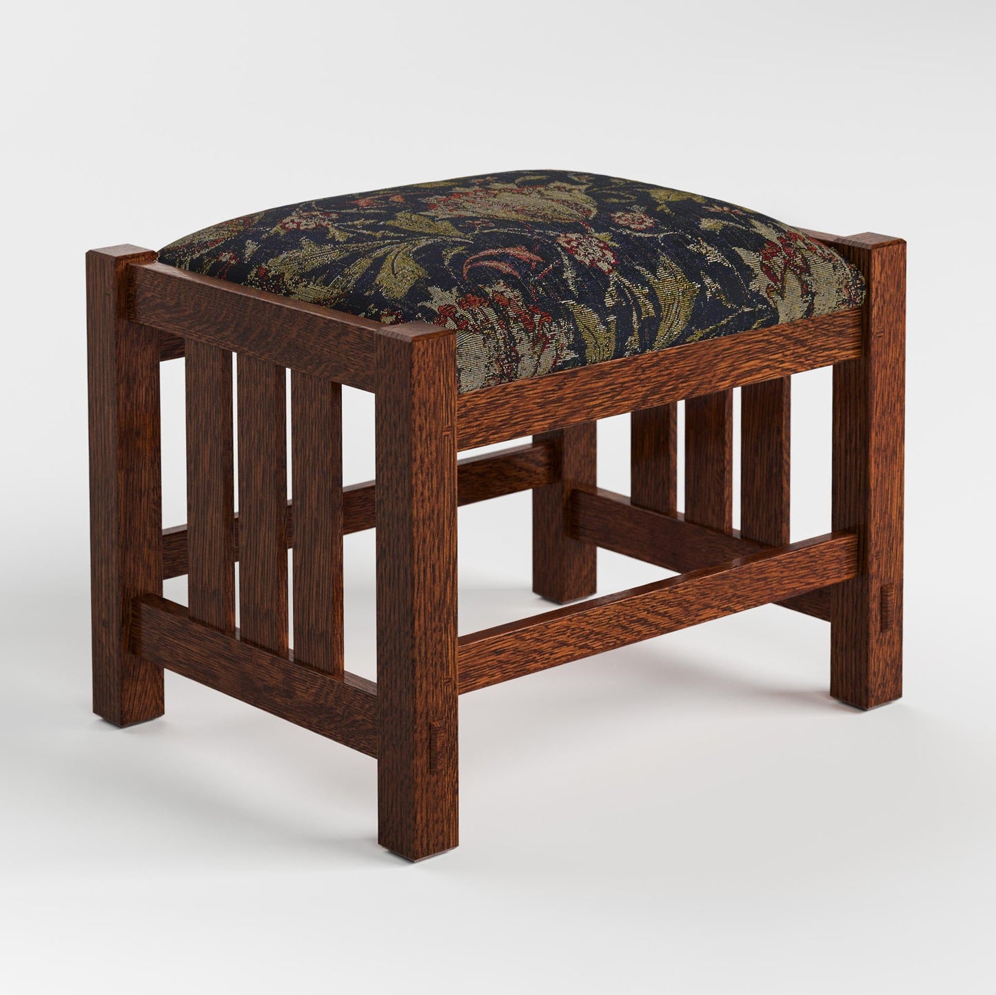 Slatted Footstool