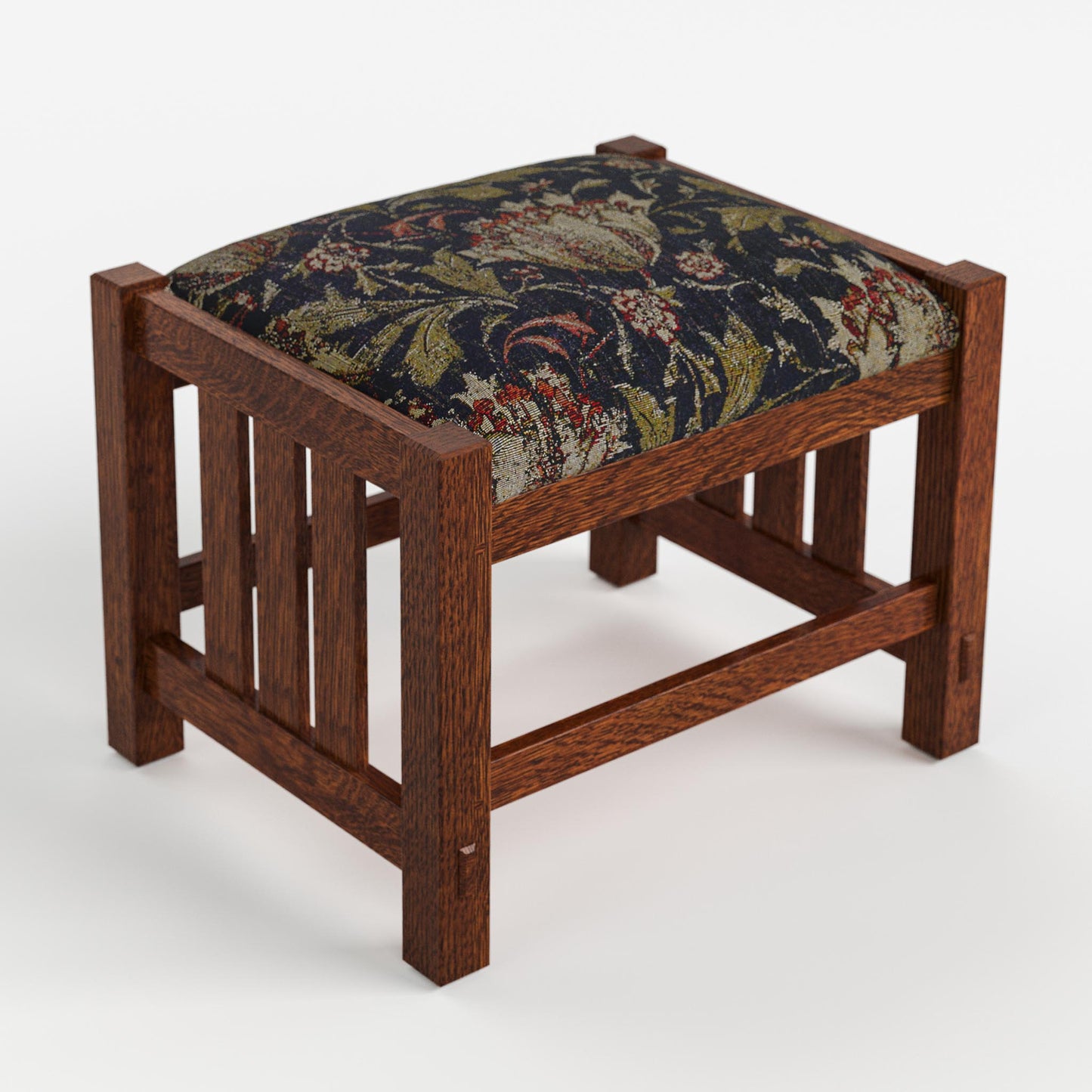 Slatted Footstool