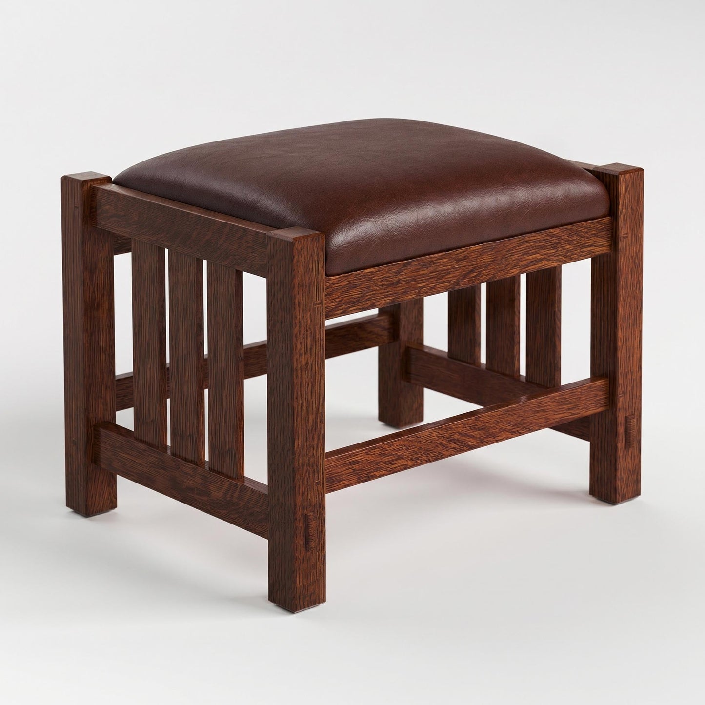 Slatted Footstool