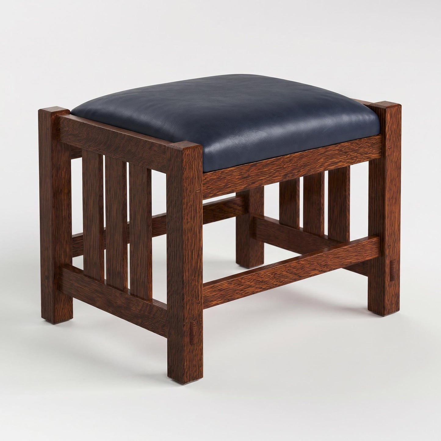 Slatted Footstool