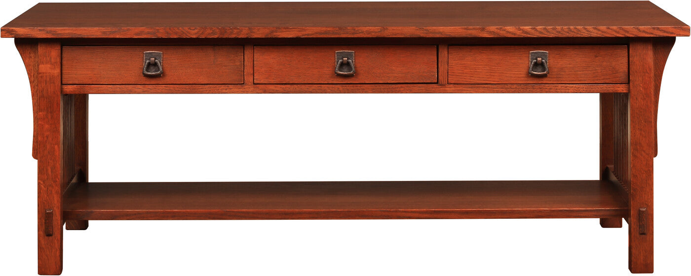 Three-Drawer Cocktail Table - Stickley Furniture | Mattress