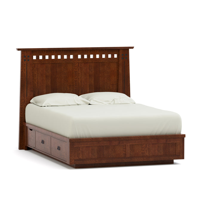 Highlands Platform Storage Bed - Stickley Furniture | Mattress