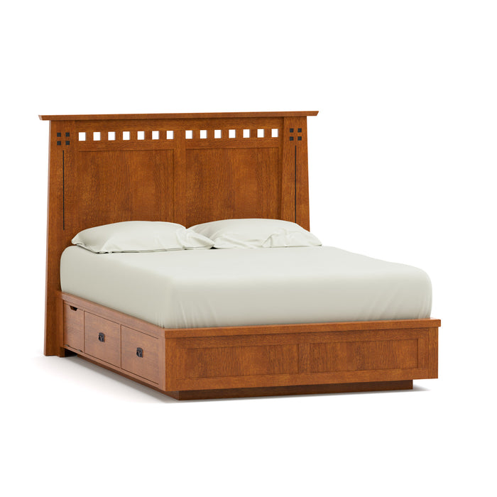 Highlands Platform Storage Bed - Stickley Furniture | Mattress