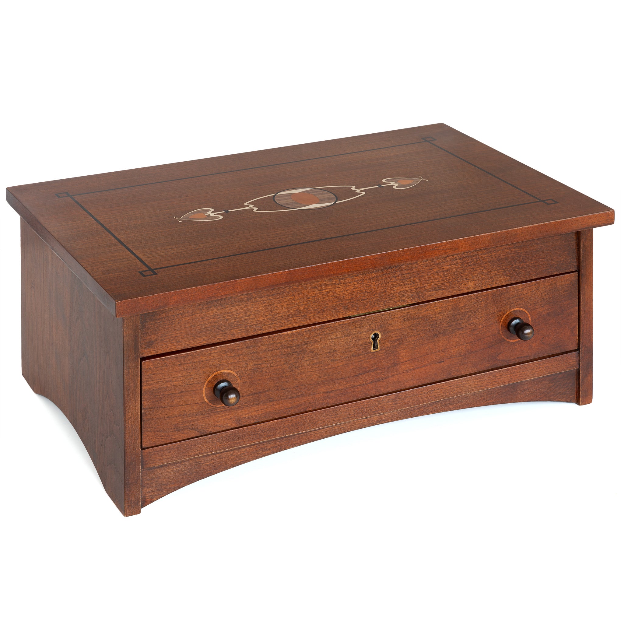 エスケーエイト Loft ジョー チェリー 本革ブレスレット ポスカ セット Harvey Ellis Wooden Jewelry Box – Stickley