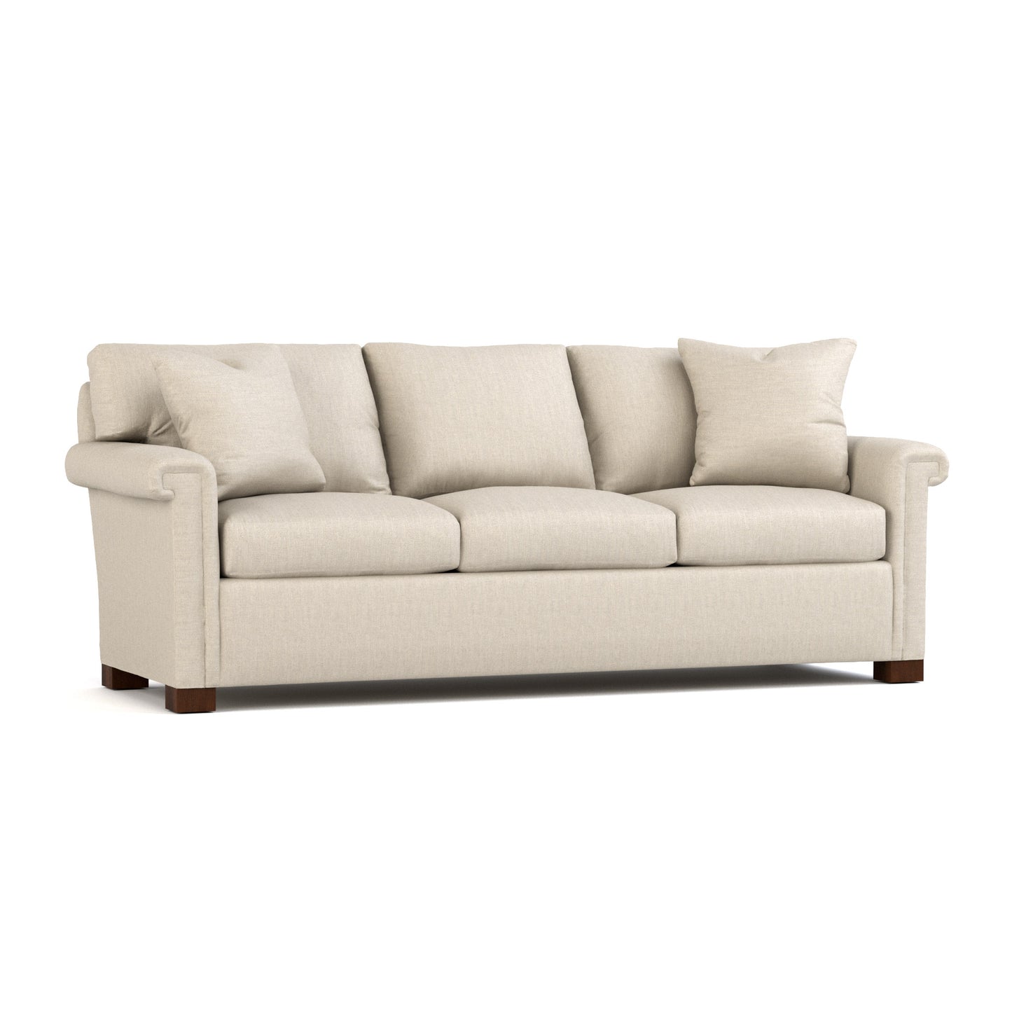 1000 Series Three-Cushion Sofa with Key Arm - Stickley Furniture | Mattress