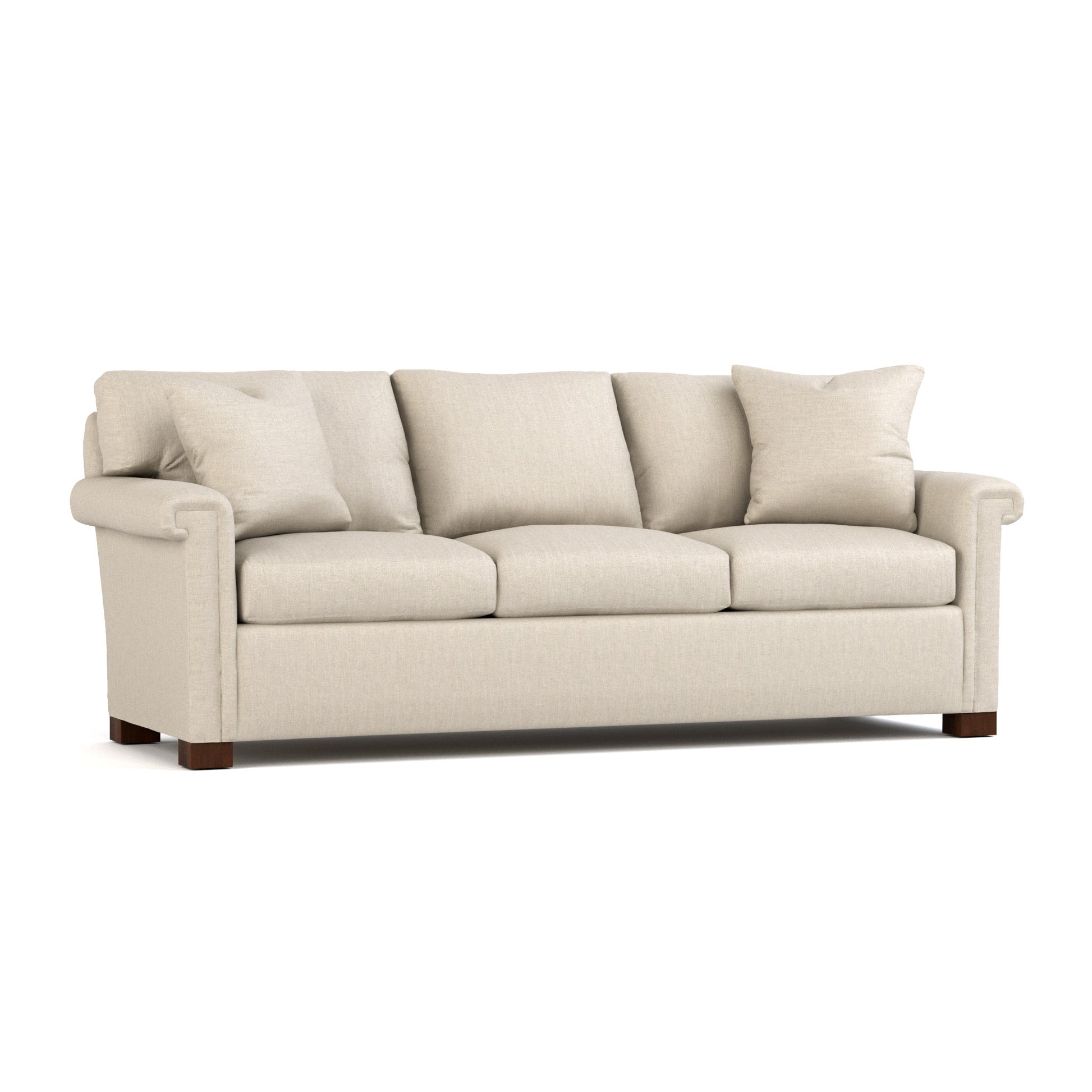 1000 Series Three-Cushion Sofa with Key Arm - Stickley Furniture | Mattress