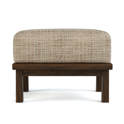 Hudson Valley Wood-Frame Ottoman - Stickley Furniture | Mattress